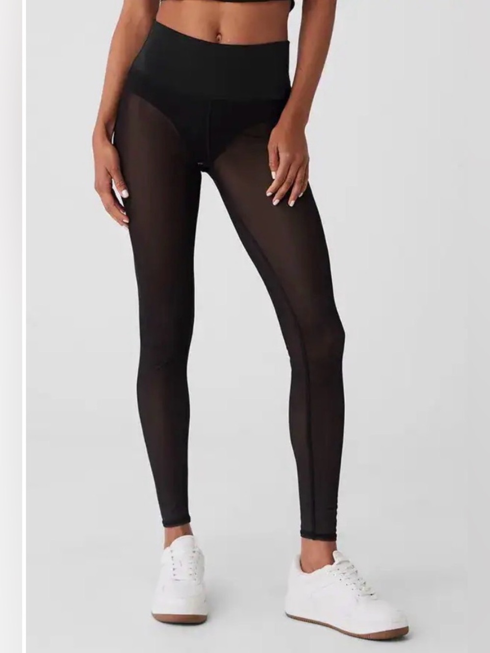 Alo Airlift mesh track star leggings black size XS